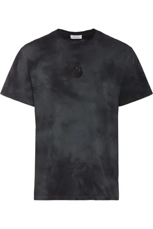 Alexander McQueen Camiseta De Algodón Teñido