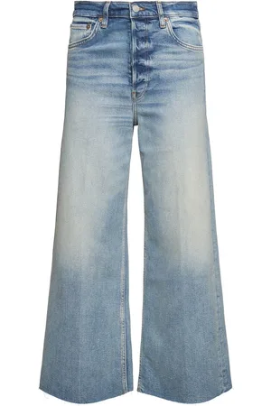 RE/DONE Jeans Cropped Con Pierna Ancha