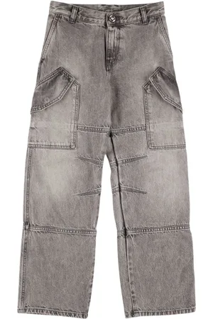 VERSACE Jeans De Denim De Algodón Lavados A Piedra