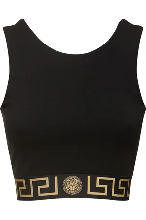VERSACE Top Deportivo De Jersey Con Logo
