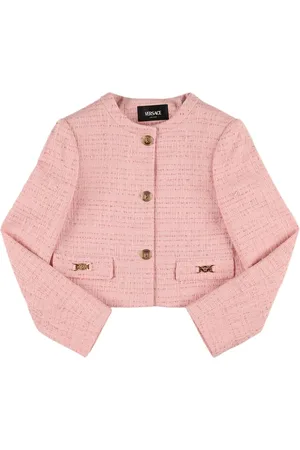 VERSACE Chaqueta De Tweed De Algodón