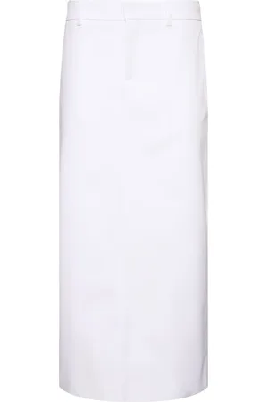VALENTINO Falda Midi De Popelina