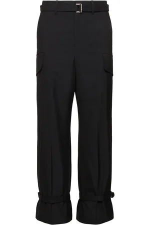 SACAI Pantalones Cargo De Lana