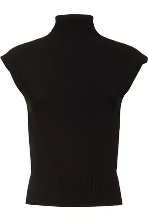Rick Owens Top De Viscosa Con Manga Corta