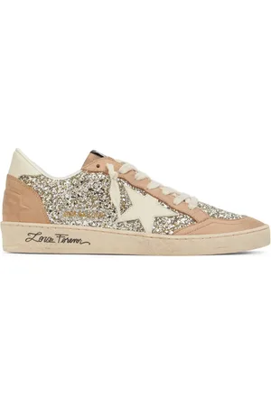 Golden Goose Sandalias Ballstar Con Glitter 20mm