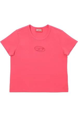 Diesel Camiseta De Jersey De Algodón Bordada