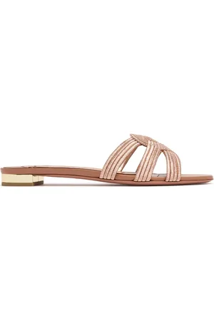 Aquazzura Zapatos Planos De Piel 10mm