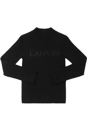 Lanvin Suéter De Punto De Viscosa Con Logo
