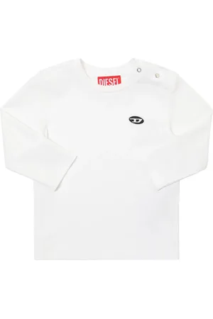 Diesel Camiseta De Algodón Con Manga Larga