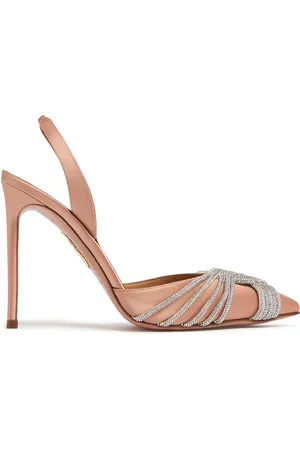 Aquazzura Salones Destalonados De Satén 105mm