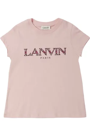 Lanvin Camiseta De Jersey De Algodón Con Logo