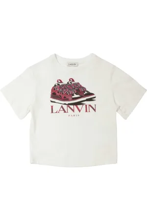 Lanvin Camiseta De Jersey De Algodón Estampada