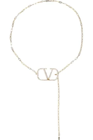 VALENTINO GARAVANI Cinturón De Cadena Con Logo