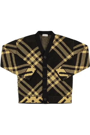 Burberry Cárdigan De Punto De Algodón Estampado