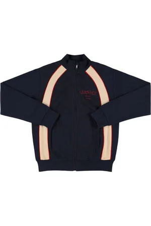 VERSACE Sudadera De Algodón Con Cremallera