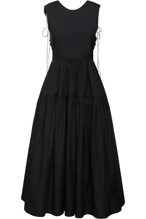 Cecilie Bahnsen Vestido Midi De Algodón