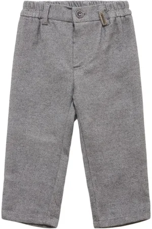 MONNALISA Pantalones De Franela De Algodón