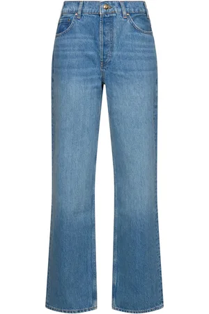 ANINE BING Jeans Rectos Con Cintura Alta