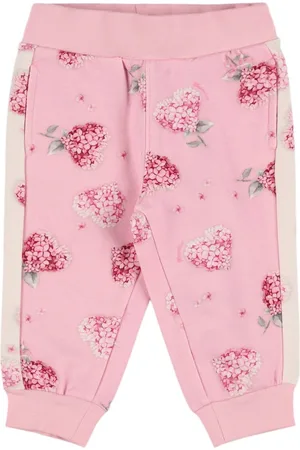MONNALISA Pantalones Deportivos De Algodón Estampado