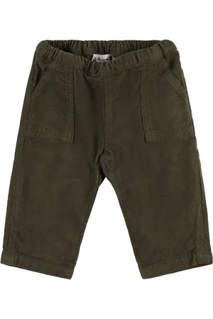 BONPOINT Pantalones De Gabardina De Algodón