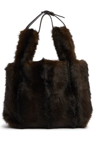 Nº21 Bolso Bucket De Pelo Sintético