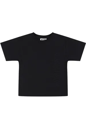 Moschino Camiseta De Jersey De Algodón Con Logo Bordado