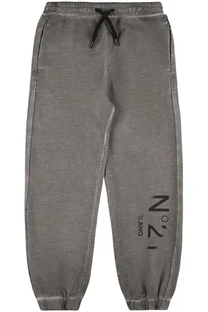 Nº21 Pantalones Deportivos De Algodón Con Estampado