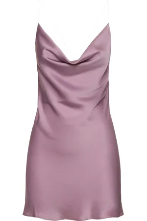 Y / PROJECT Vestido Corto Lencero De Satén