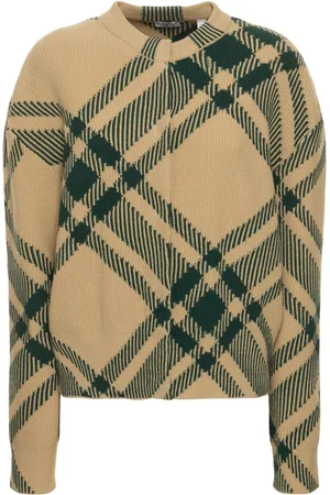 Burberry Cárdigan De Punto De Lana
