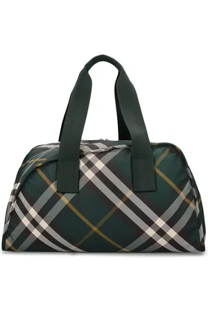 Burberry Bolso Duffle Shield Con Estampado