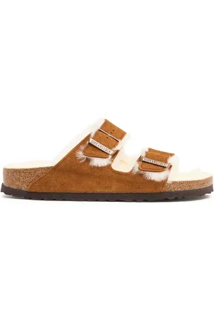 Birkenstock Sandalias Arizona De Ante Y Shearling