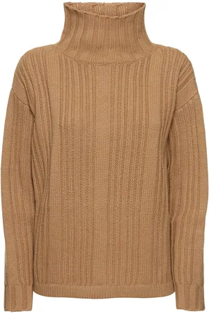 Max Mara Suéter De Punto De Lana Con Cuello Alto