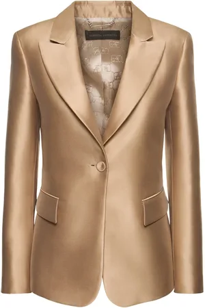 Alberta Ferretti Chaqueta Sastre De Satén