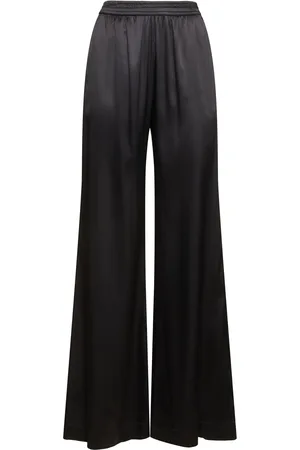 ERMANNO SCERVINO Pantalones Anchos De Seda