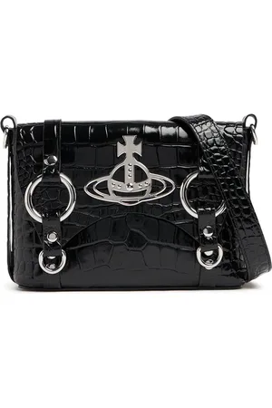 Vivienne Westwood Bandolera Kim De Piel Efecto Cocodrilo
