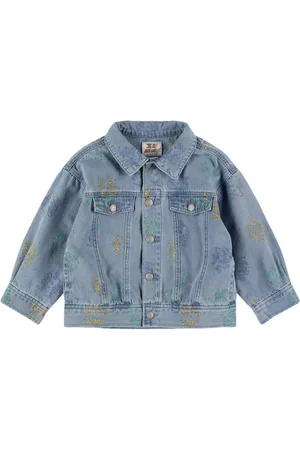 Jelly Mallow Chaqueta De Denim De Algodón Estampada