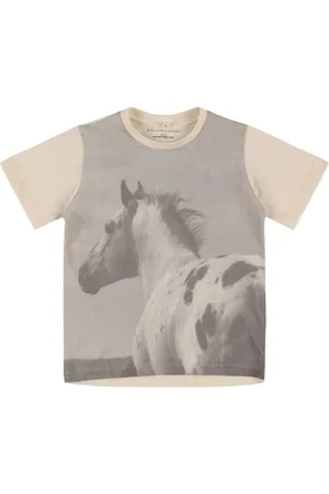 Stella McCartney Camiseta De Jersey De Algodón Estampada