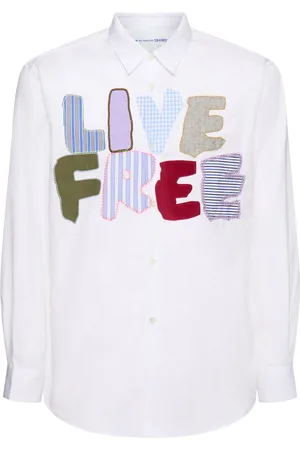Comme des Garçons Camisa De Popelina De Algodón