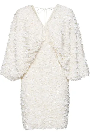 ROTATE Vestido Corto Con Mangas Anchas