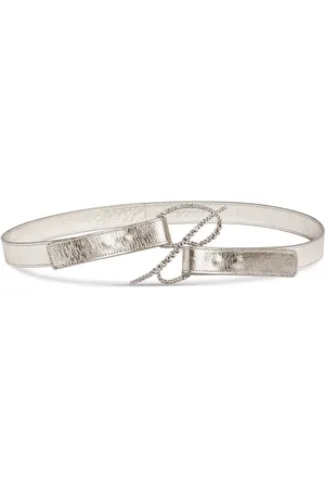 BLUMARINE Cinturón De Piel Laminada