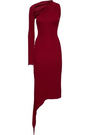Courrèges Vestido Largo De Jersey Crepé