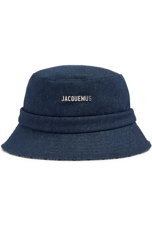 Jacquemus Gorro Pescador De Algodón Con Logo