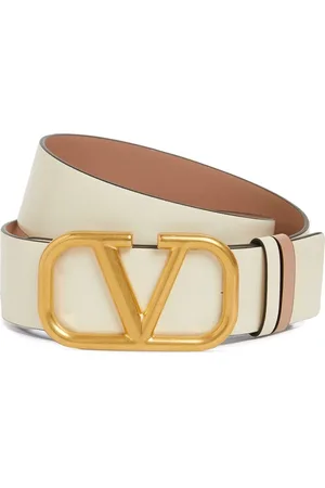 VALENTINO GARAVANI Cinturón Reversible Vlogo De Piel 4cm