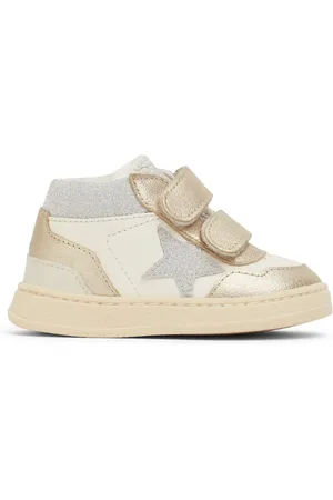 Golden Goose Zapatitos De Bebé De Piel Laminada