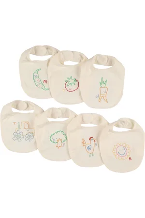 Stella McCartney Set De 7 Baberos De Algodón