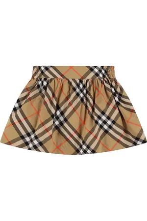 Burberry Falda De Algodón Estampado