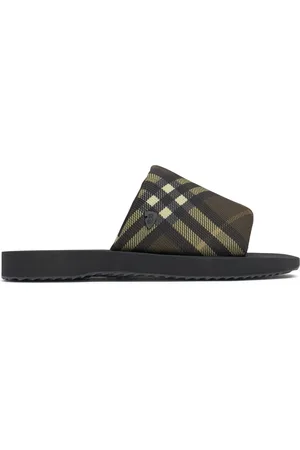 Burberry Sandalias Planas De Techno