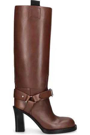 Burberry Botas Altas De Piel 100mm