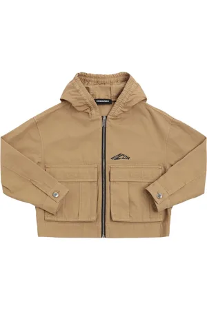 Dsquared2 Chaqueta De Gabardina De Algodón