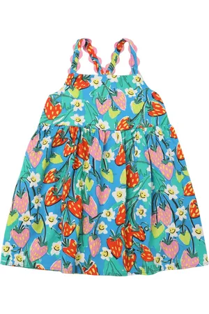 Stella McCartney Vestido De Sarga De Tencel Estampado